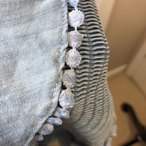 Altar’d State denim ruffle jumper romper - Picture 10 of 10